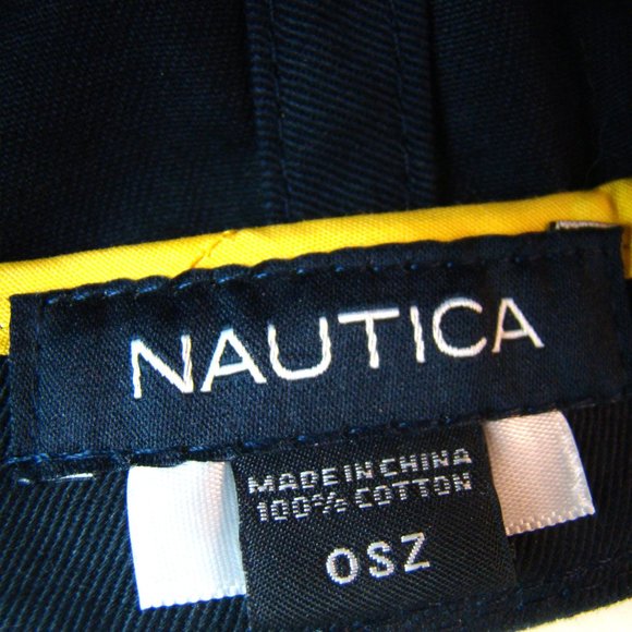 Nautica Hat Navy Blue Relaxed Fit Adjustable Cap Mens Women Unisex - Picture 7 of 9